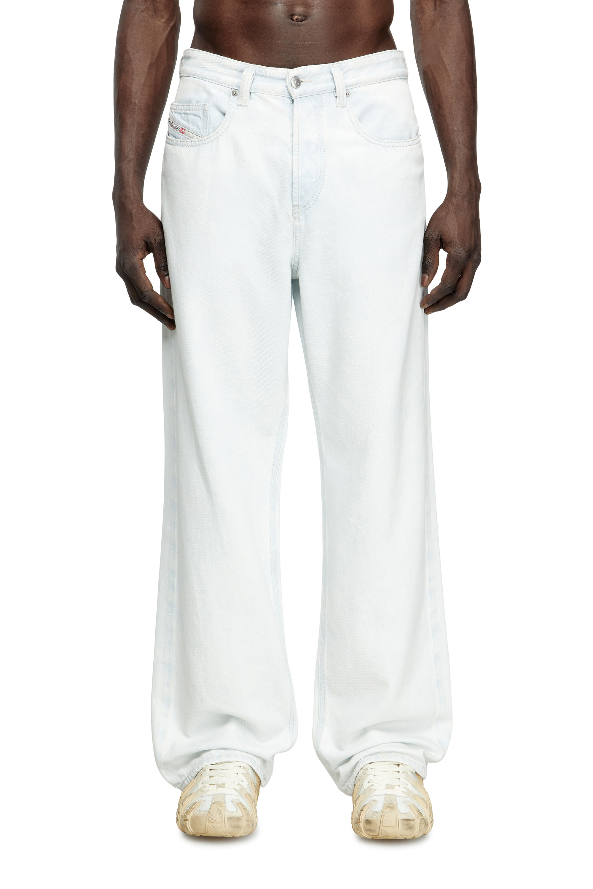 Diesel - Man's Relaxed Jeans 2001 D-Macro 09M08, Light Blue - 3