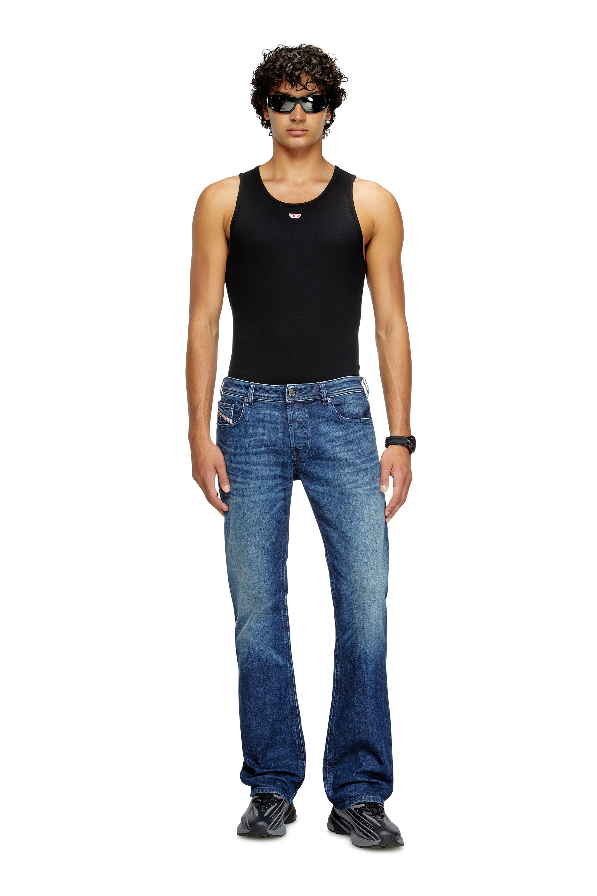Bootcut Jeans 2007 Zatiny 09L51, Dark Blue Diesel - Man's Bootcut Jeans 2007 Zatiny 09L51, Dark Blue - 1