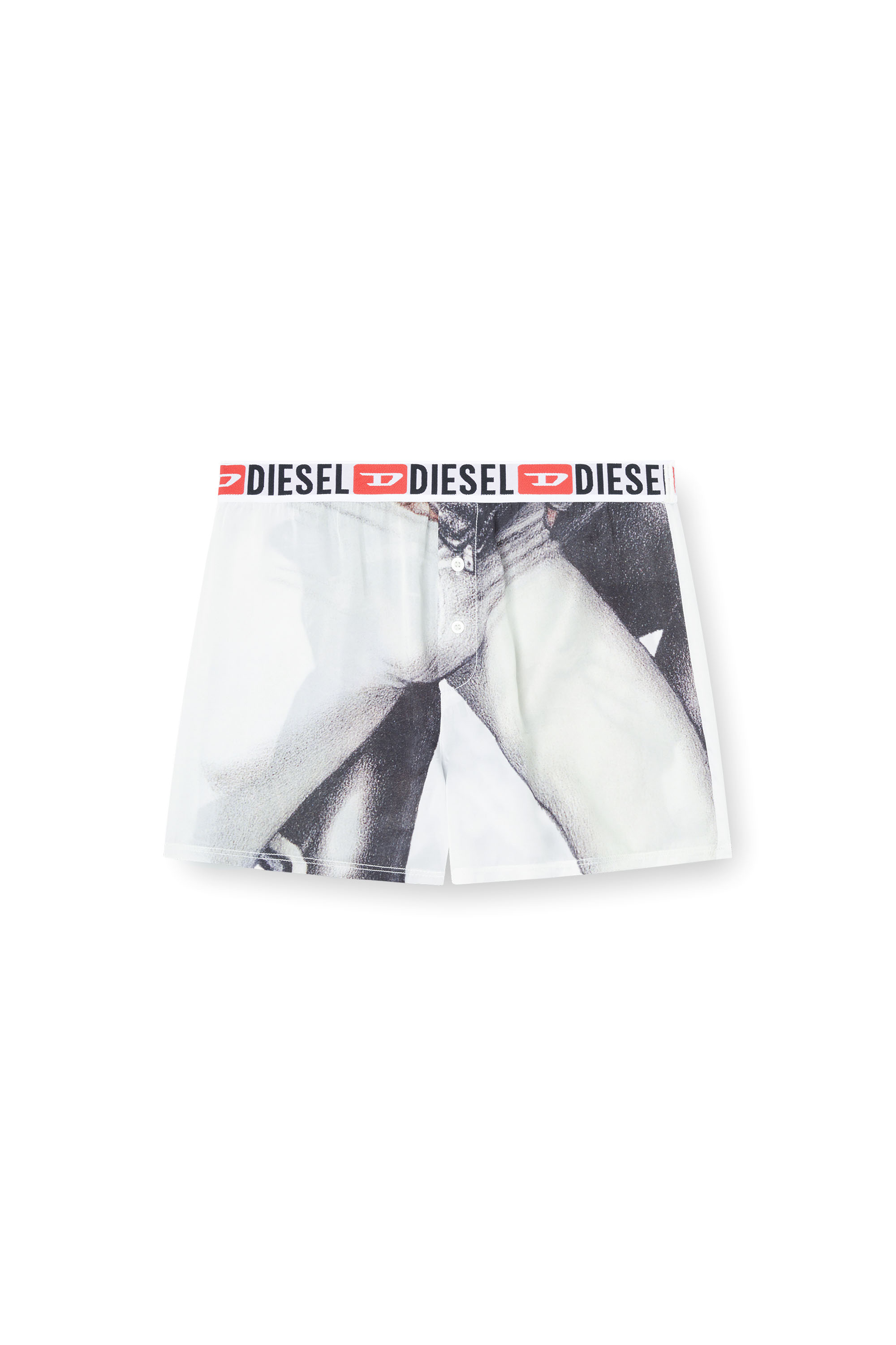 Diesel - PR-STARK, Man's Boxer shorts with graphic print in White - 2