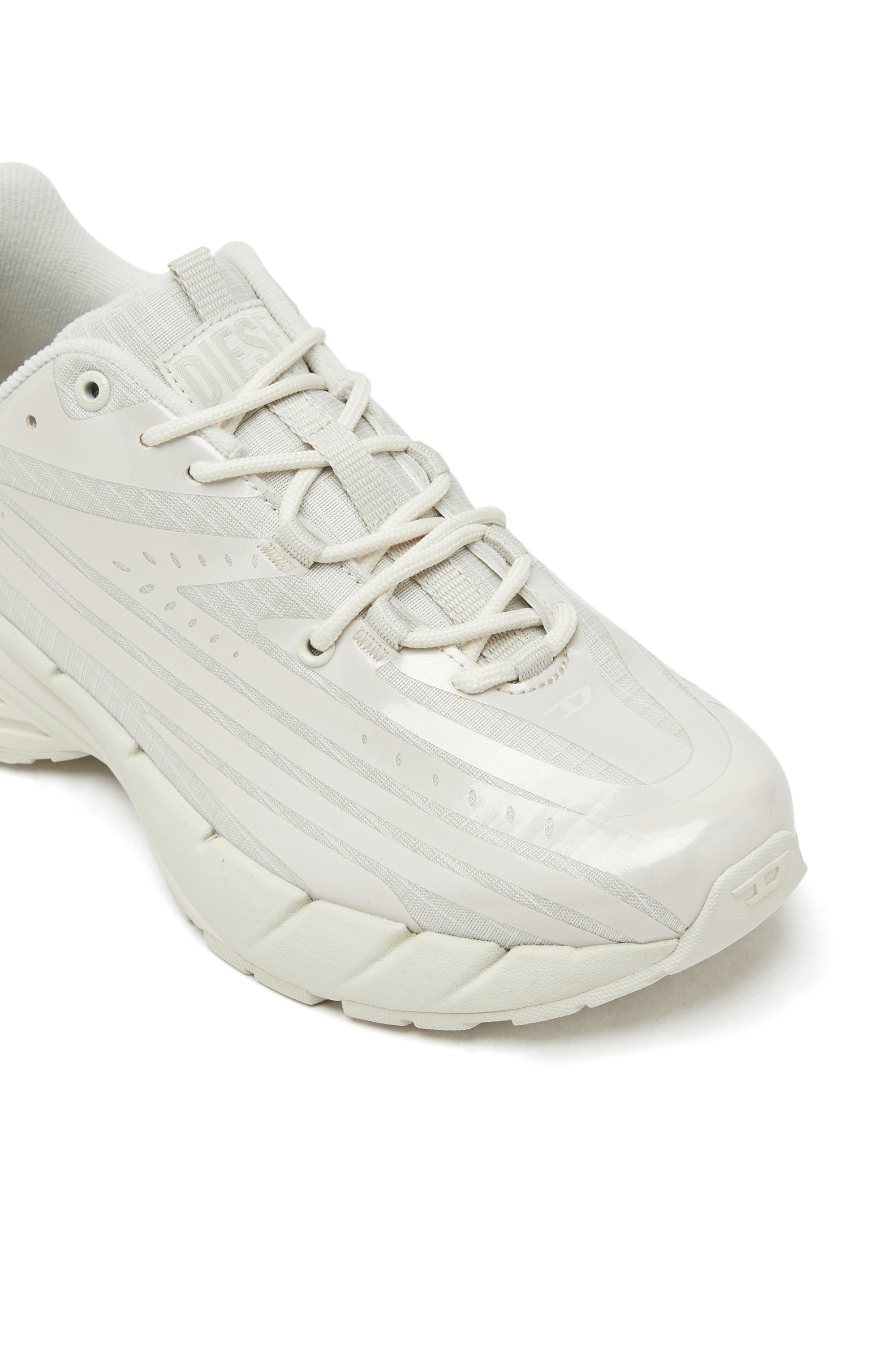 Diesel - D-AIRSPEED LOW W, Woman's D-Airspeed Low-Monochrome sneakers with pearly coating in White - 6