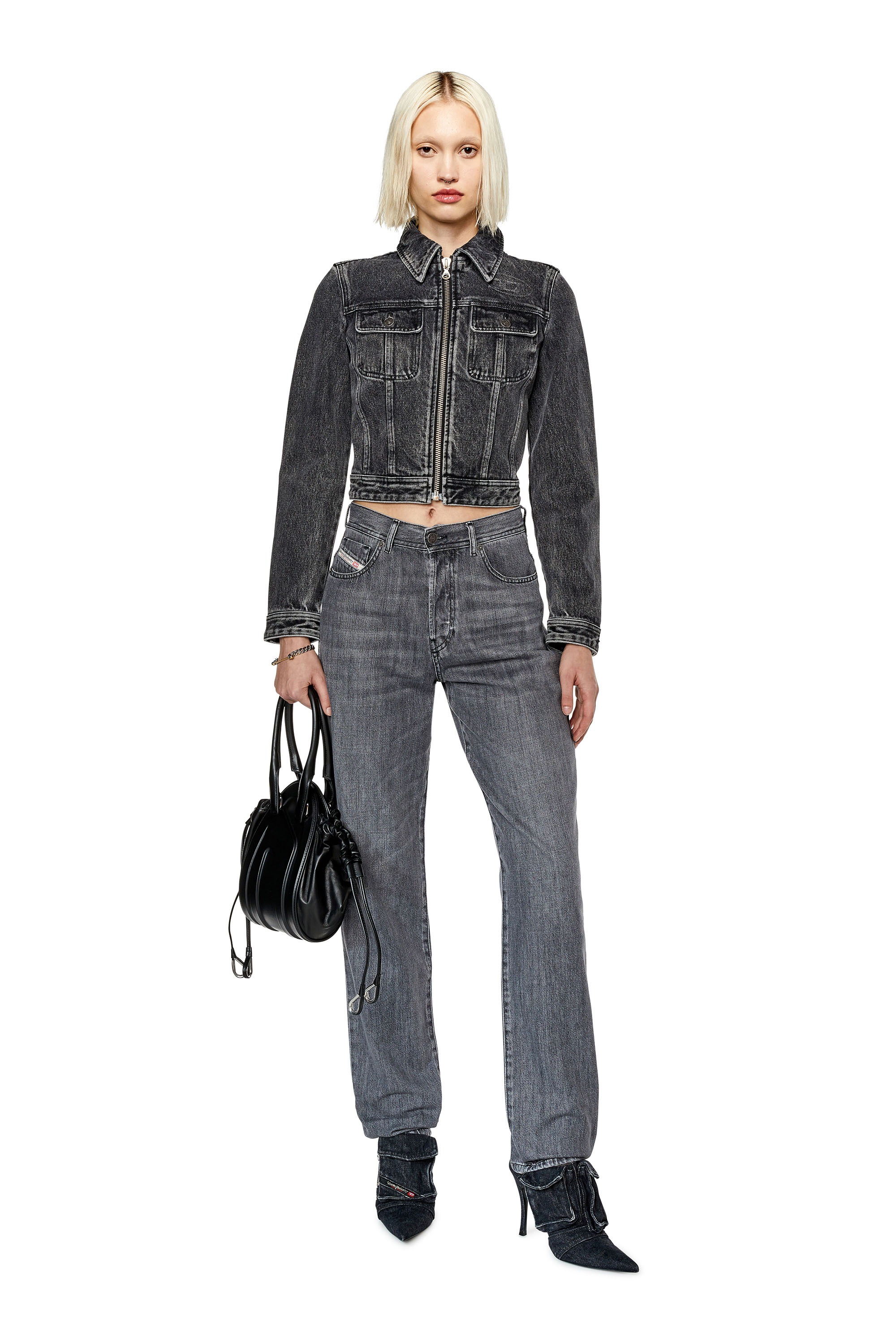 Diesel - Straight Jeans 1956 D-Tulip 068EU, Grey - Image 4