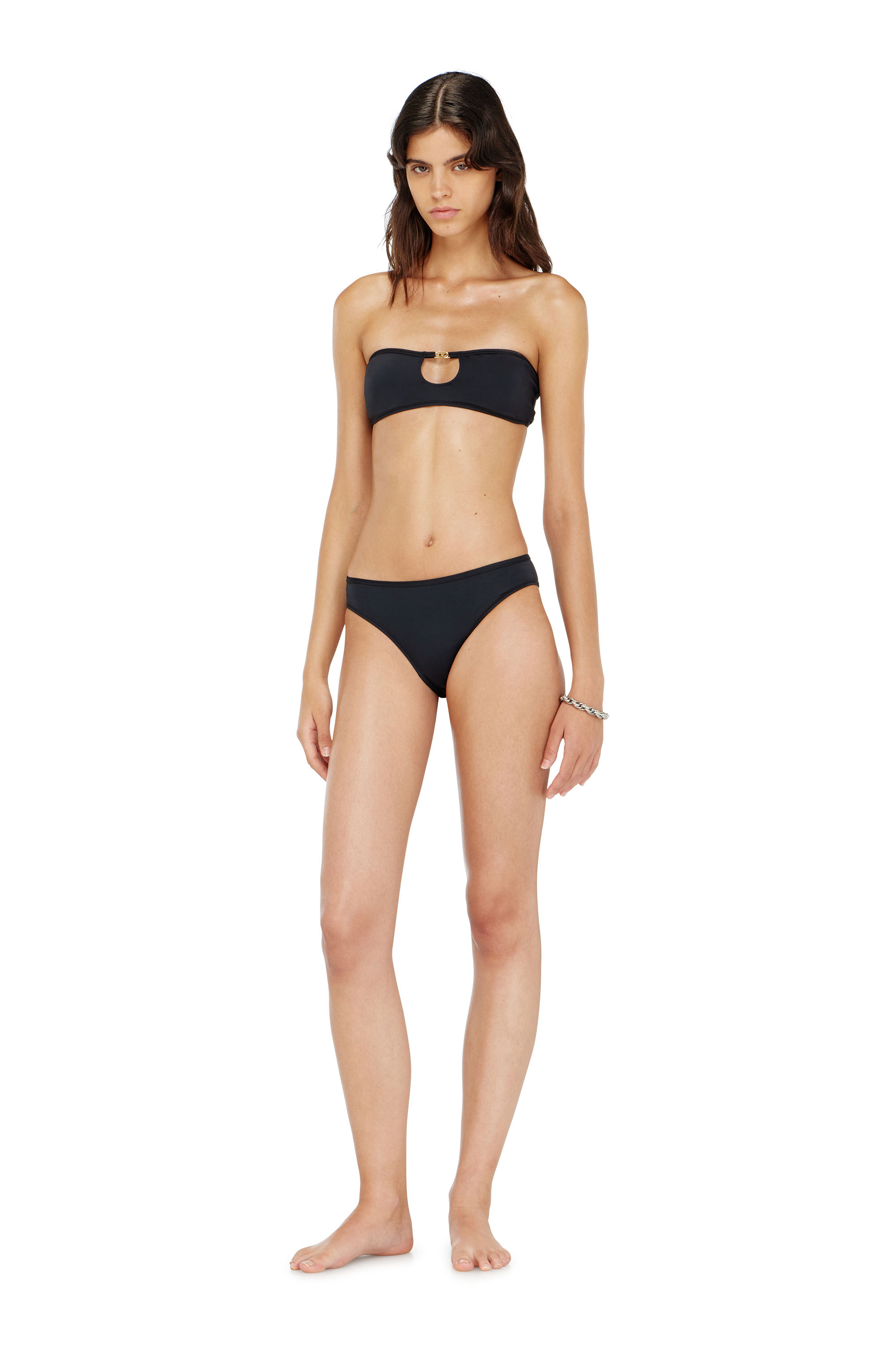 Diesel - SHIRLEY-UTLT, Woman's Brazilian briefs in nylon with Oval D detail in null - 1