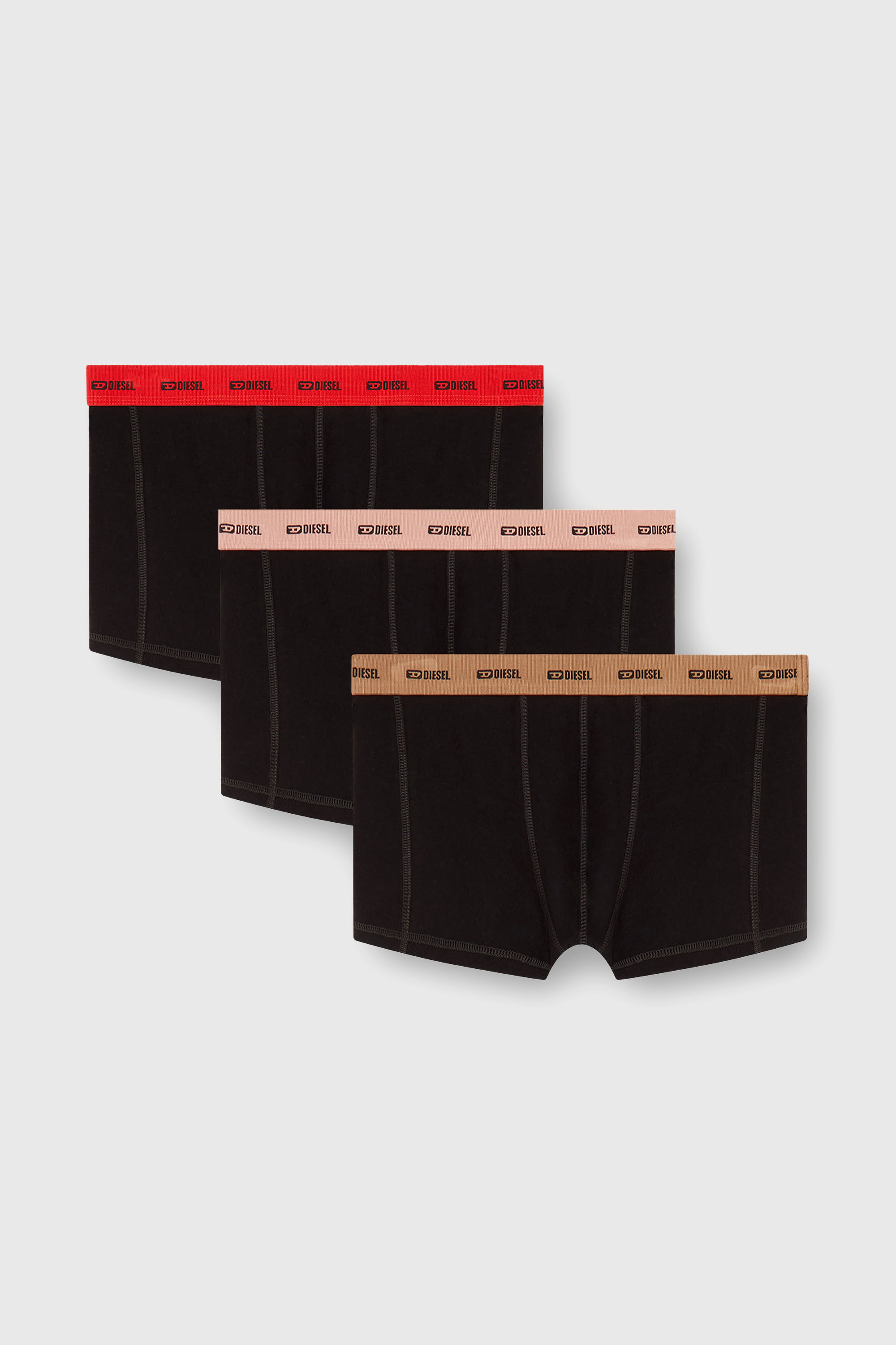 Diesel - DAMIEN-UTLT-3PACK, Man's Three-pack of boxer briefs in Black - 1