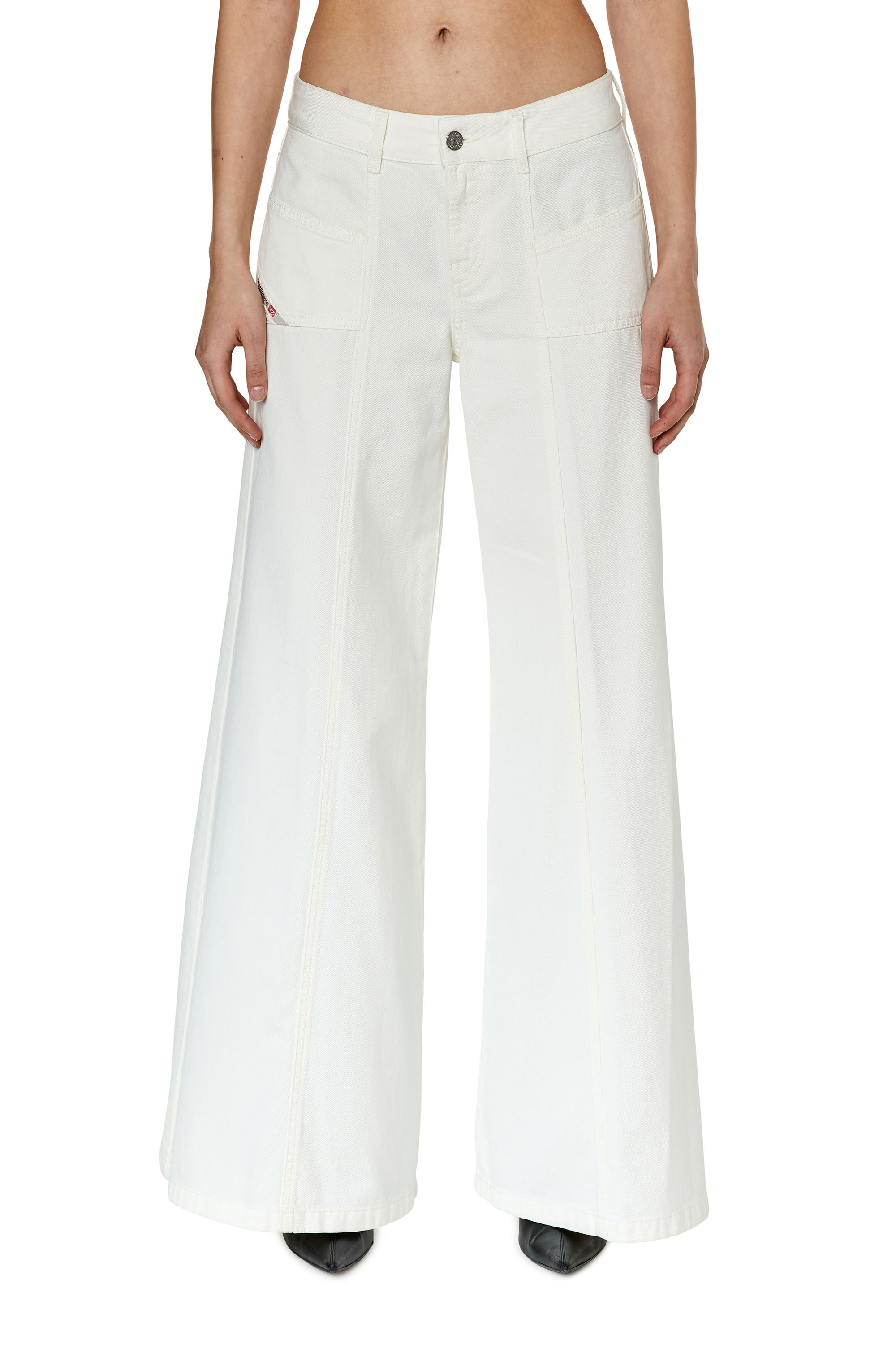 Diesel - Woman Bootcut and Flare Jeans D-Akii 068JQ, White - Image 2