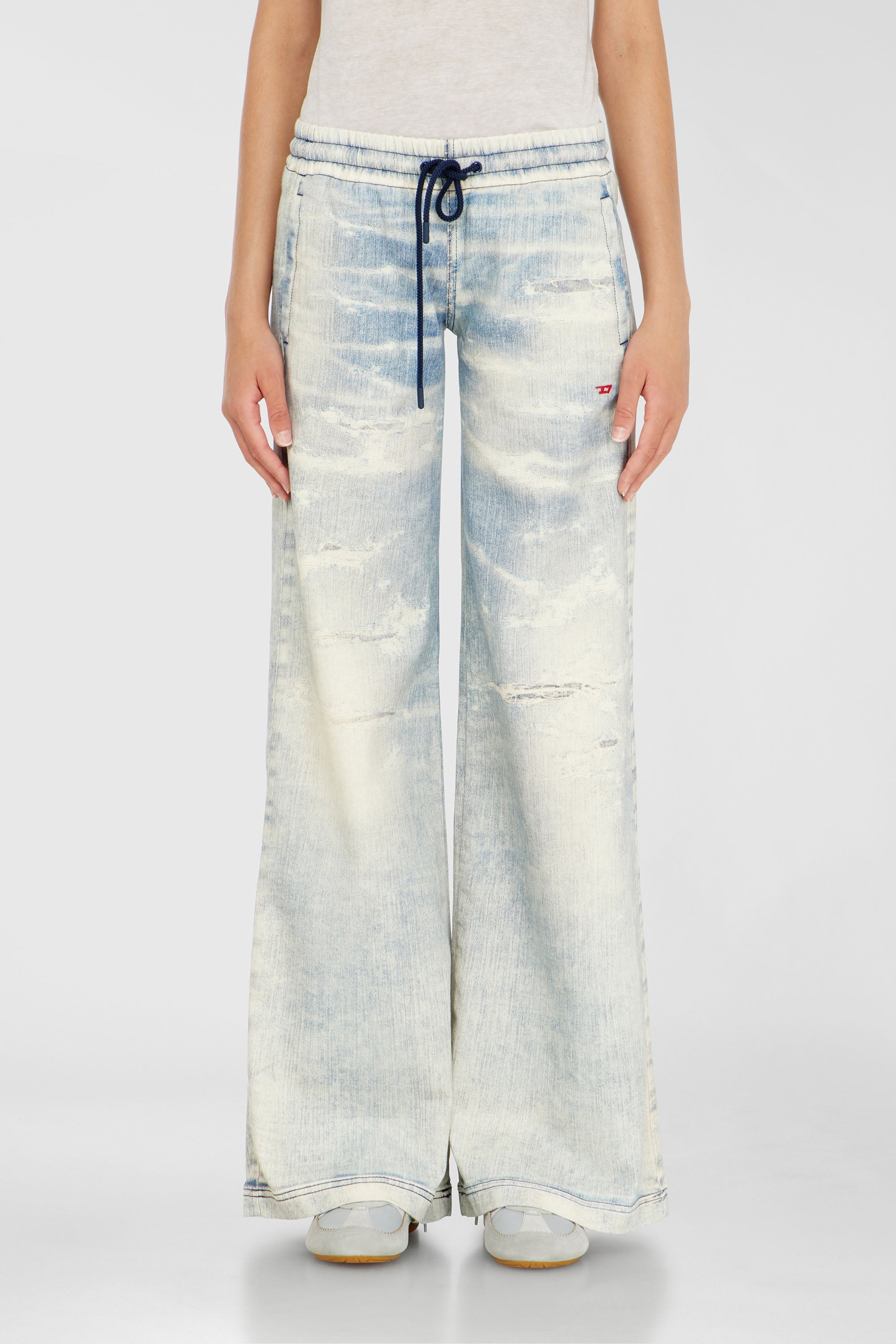 Diesel - Woman's Relaxed 2078 D-Ainty Joggjeans&reg; 068XM, Light Blue - 1