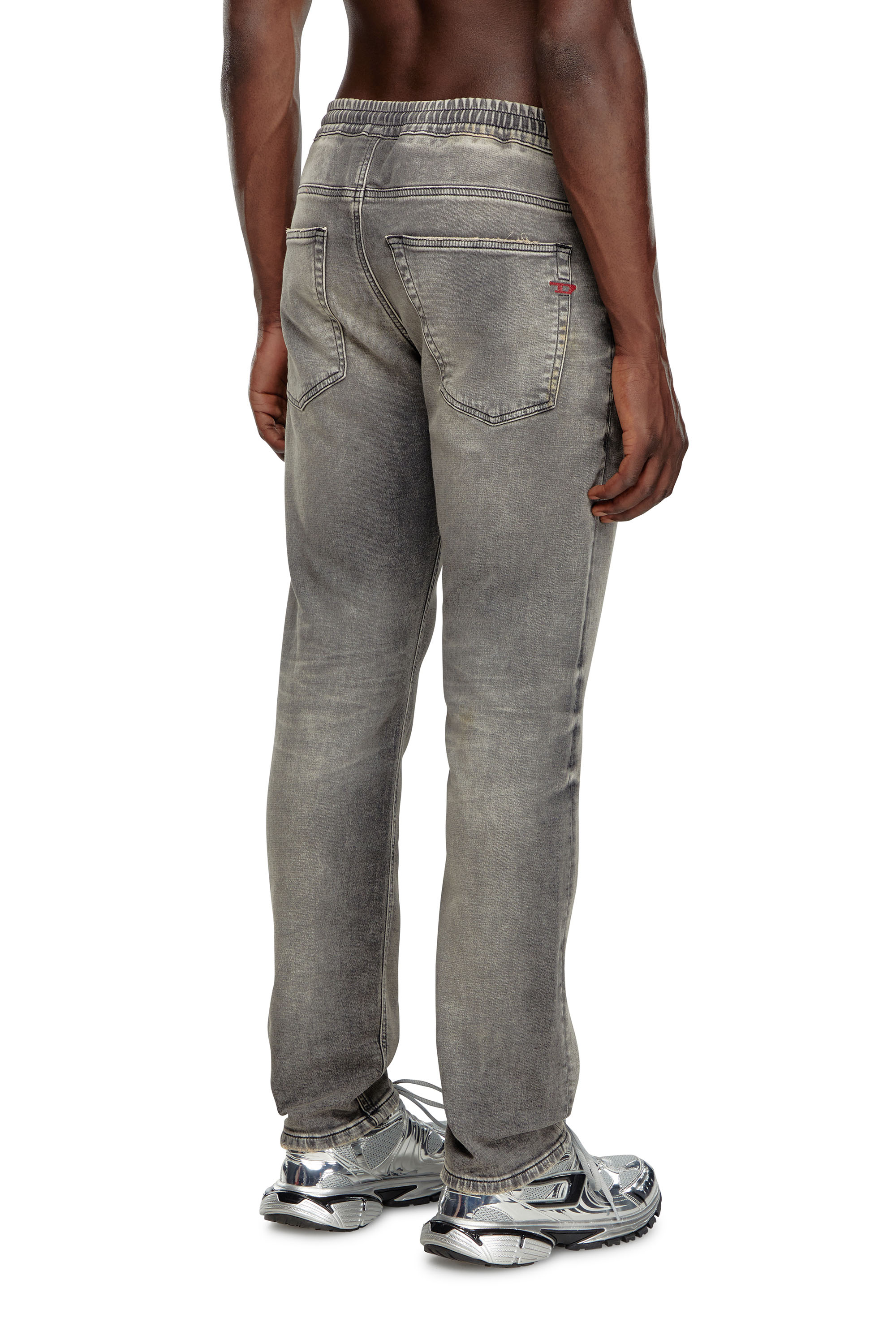 Diesel - Man's Regular 2030 D-Krooley Joggjeans® 068LQ, Grey - 3