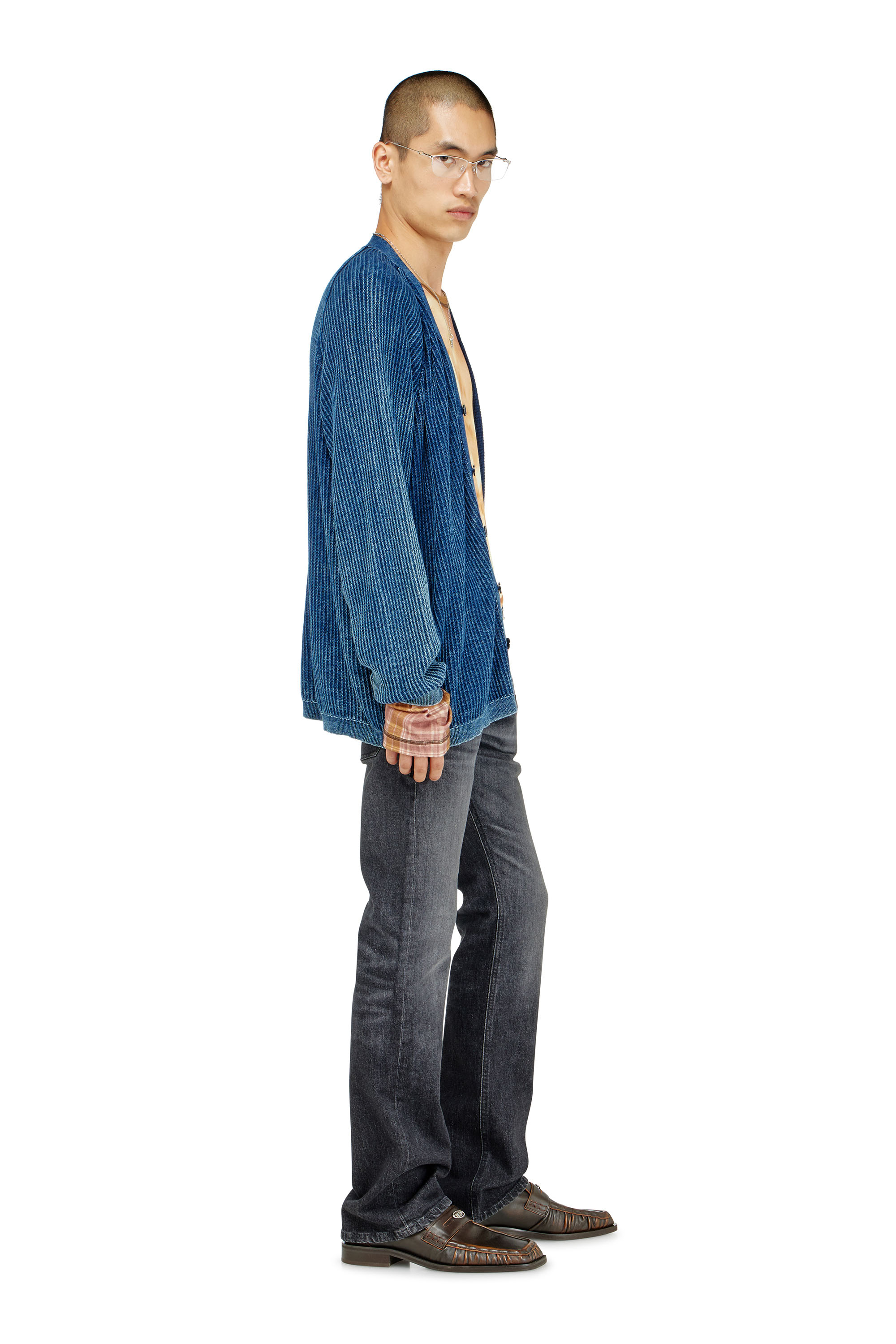 Diesel - Man's Bootcut Jeans 2007 Zatiny 09N48, Black/Dark grey - 2