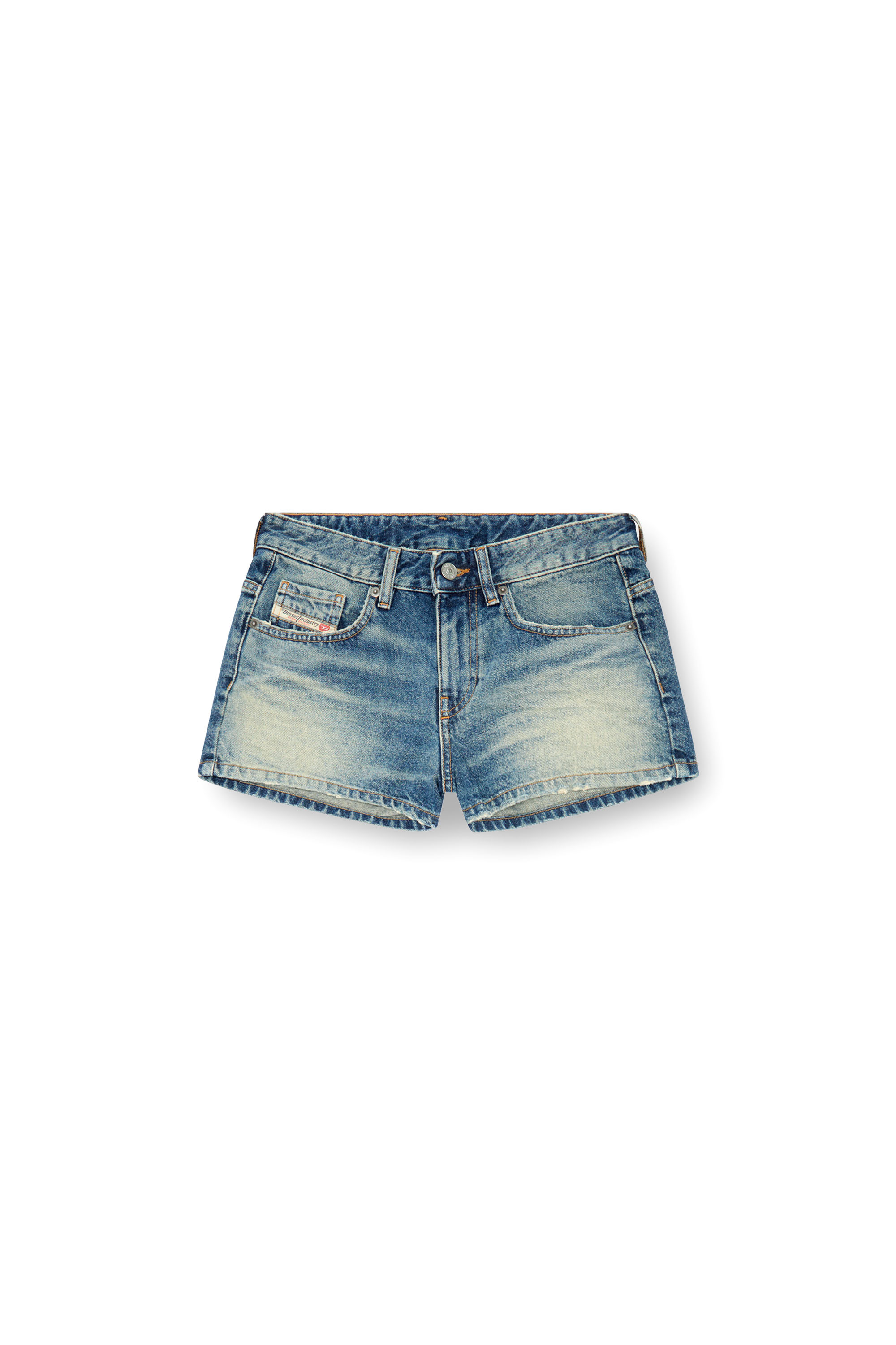 Diesel - DE-YUBA, Woman Denim shorts in Blue - Image 3