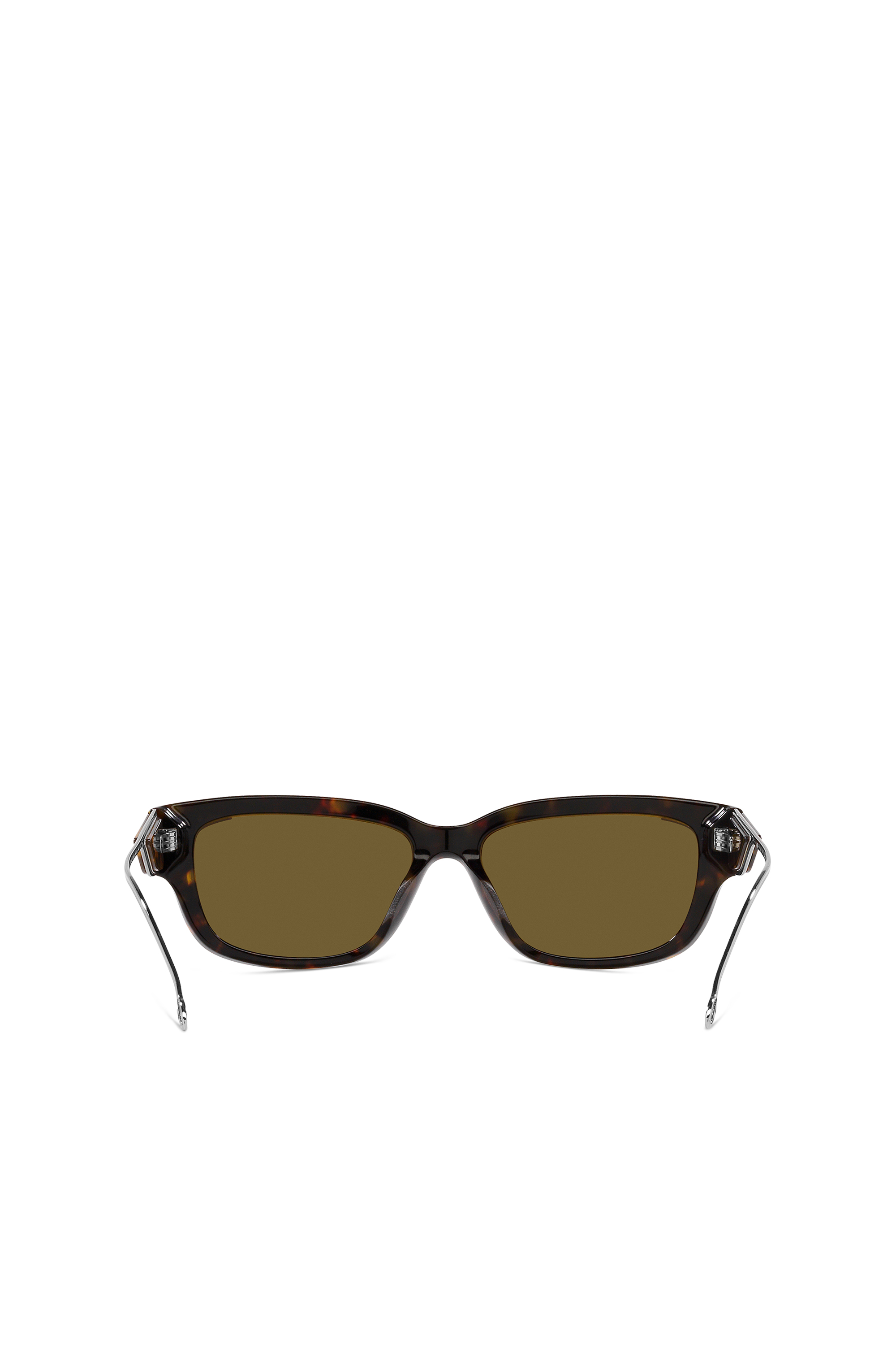 Diesel - 0DL2002 SIZE 56, Unisex's Rectangle sunglasses in Brown/Black - 3