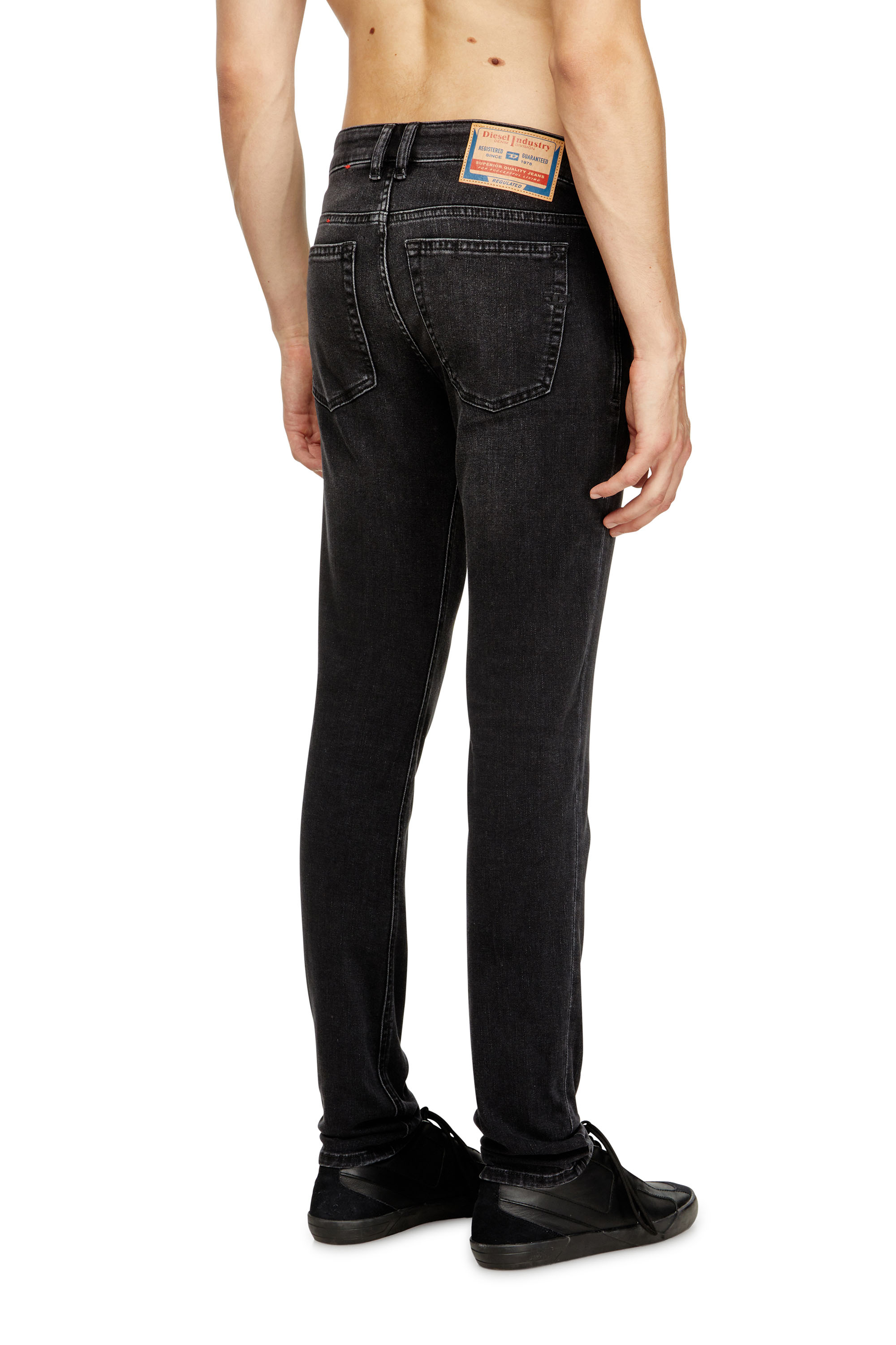 Diesel - Man's Skinny Jeans 1979 Sleenker 0DBDN, Black/Dark grey - 4