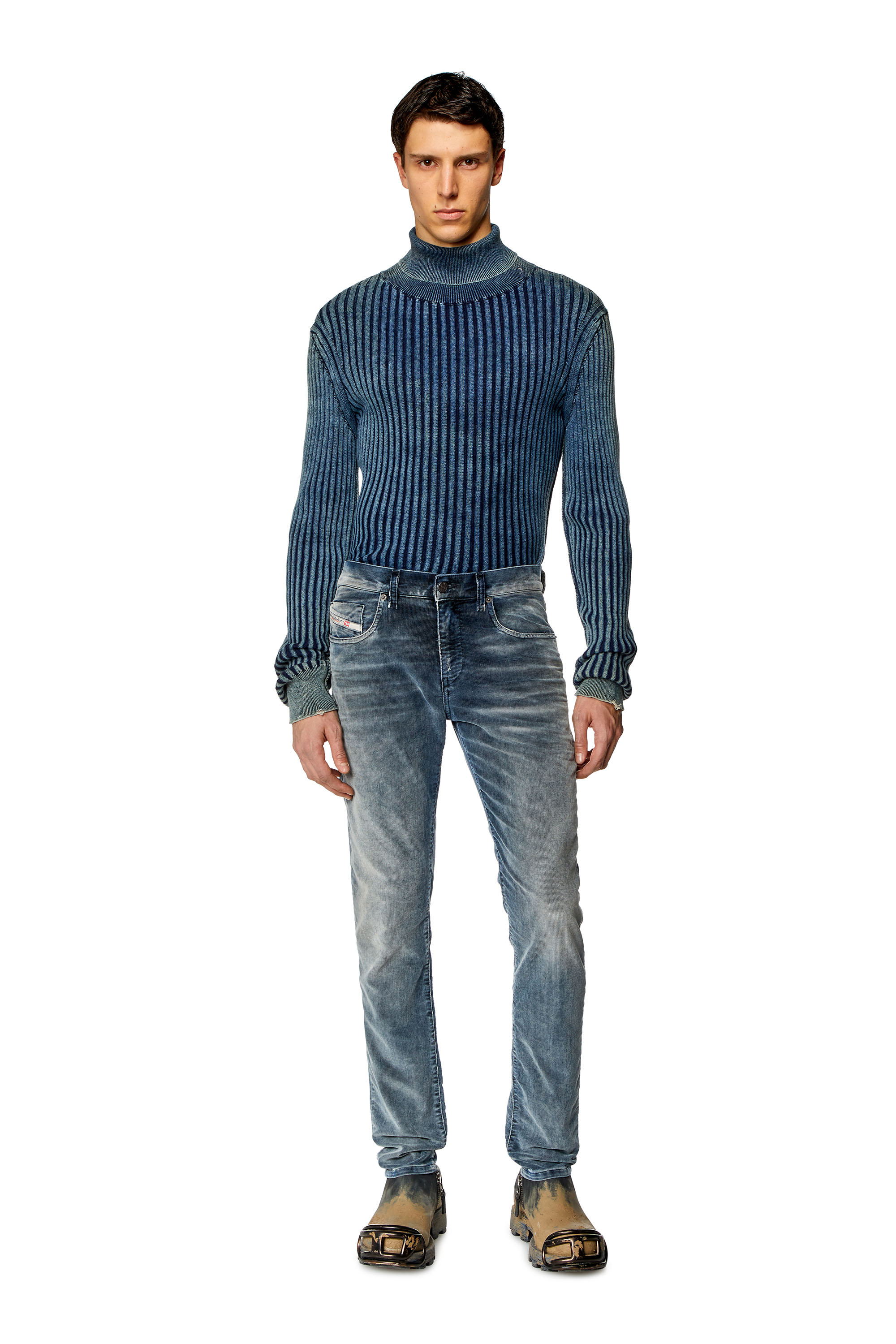 Diesel - Man Slim Jeans 2019 D-Strukt 068JF, Dark Blue - Image 1