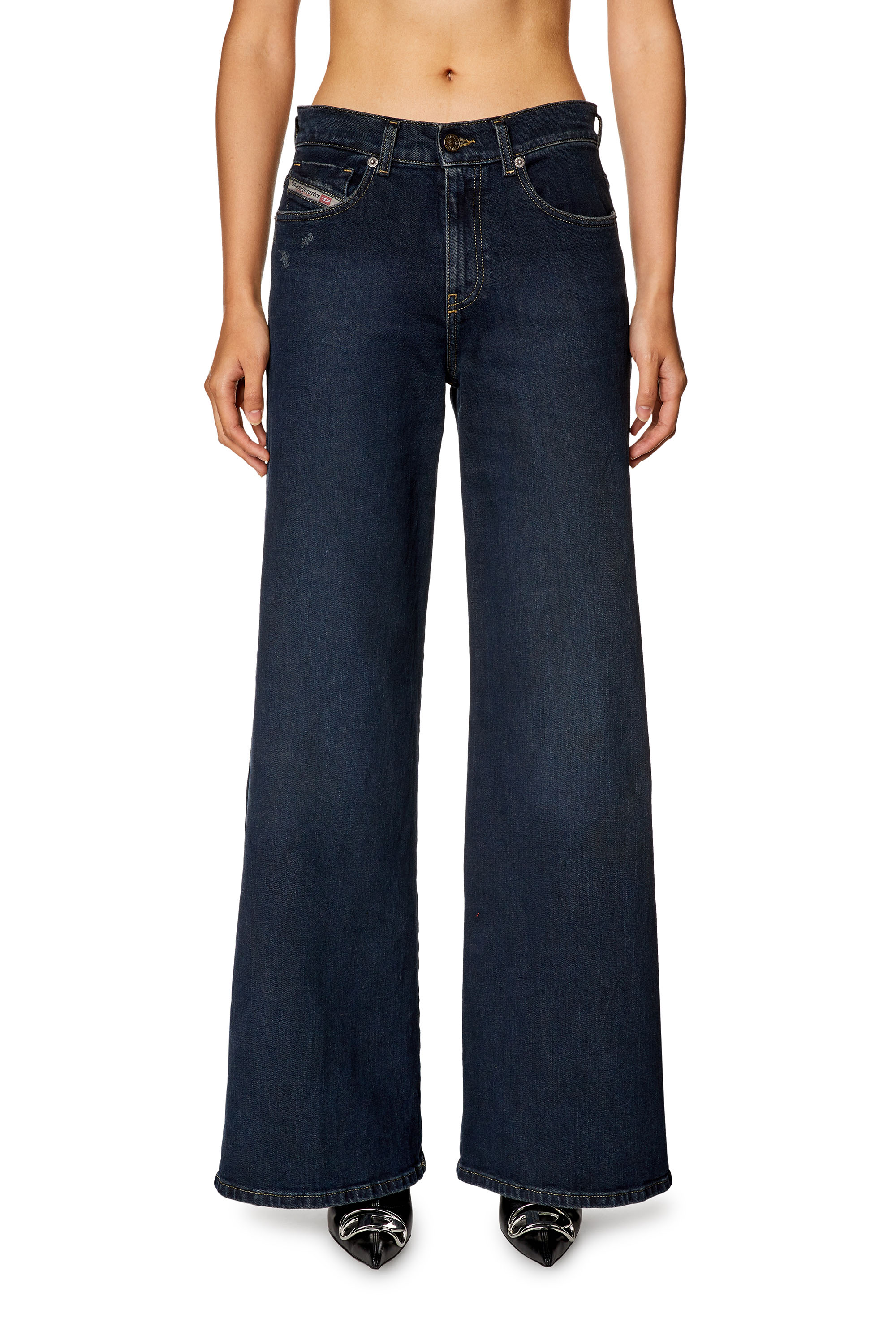 Diesel - Bootcut and Flare Jeans 1978 D-Akemi 09H48, Dark Blue - Image 4