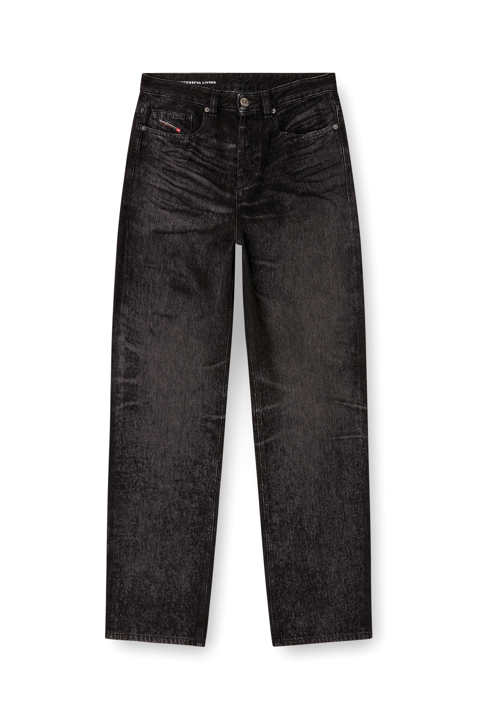 Diesel - Man's Relaxed Jeans 2001 D-Macro 007DB, Black/Dark grey - 2