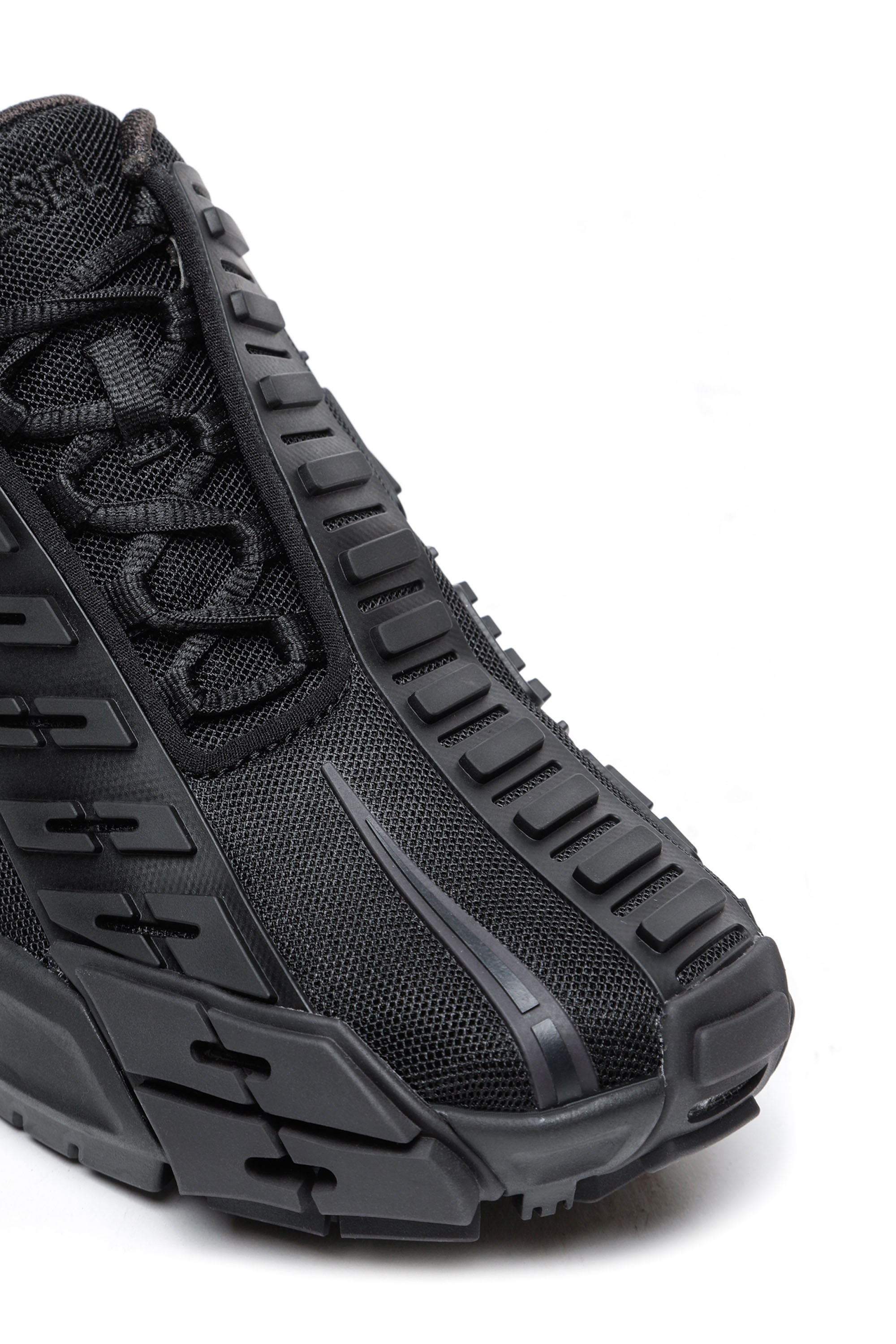 Diesel - S-PROTOTYPE LOW, Man S-Prototype Low - Sneakers in mesh and rubber in Black - Image 7